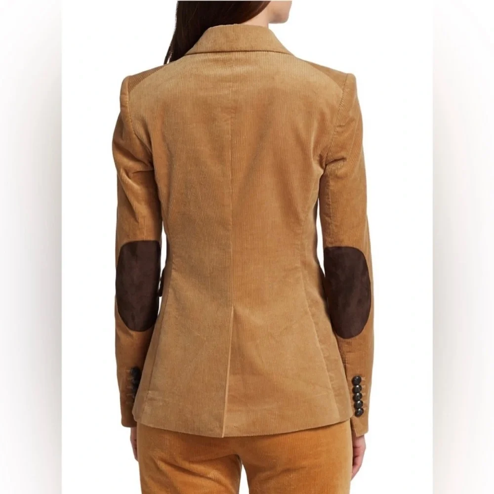 Veronica Beard Miller Corduroy Dickey Jacket in Khaki Size 18 - Picture 12 of 13